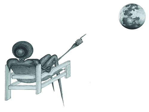 Finger Pointing At The Moon